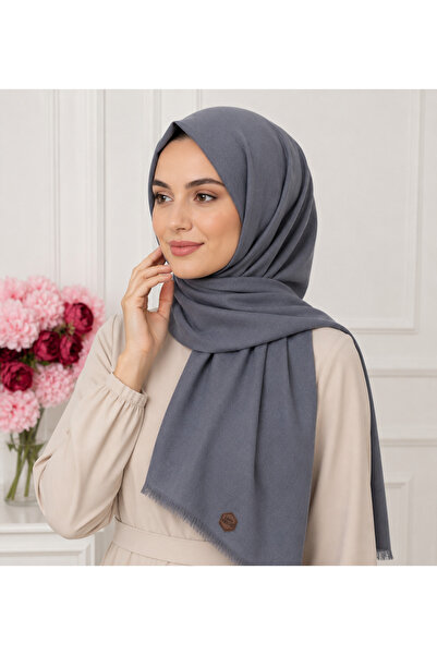 Butik Düz Renk Ayrobin Caz Eşarp
