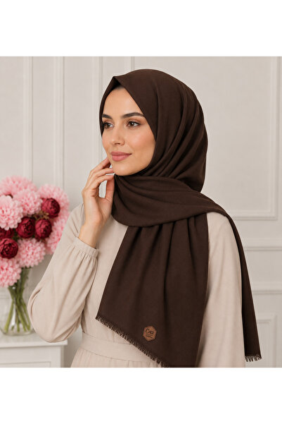 Butik Düz Renk Ayrobin Caz Eşarp