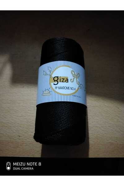 GİZA Makrume Rope Bag Rope 1 Piece Black (Weight 200 Gr)