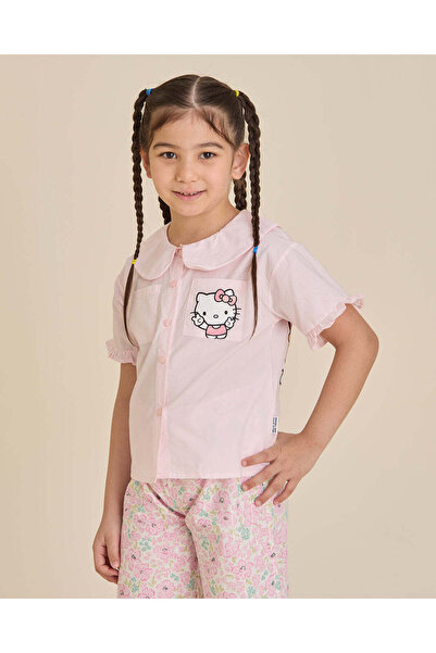 REDTAG Girls Pink Embellished Blouse