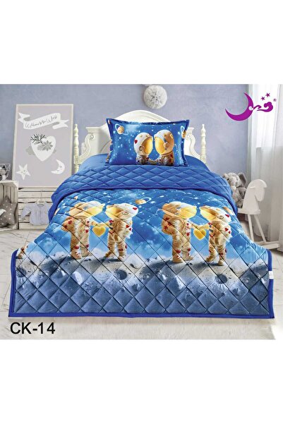 Moon Velvet Compressed Baby Bedspread-3 Pieces-Velvet Baby Comforter Set Suit...