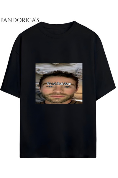 Grafftee Clothing THE BOYS DEEP MEME "IT IS NOT THAT DEEP" Yazılı Baskılı Uni...