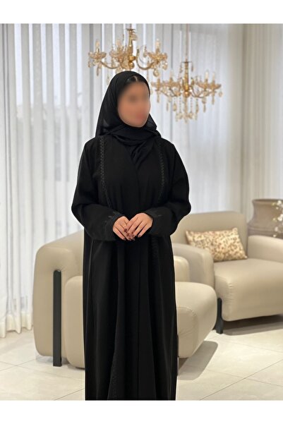 elegant veil Suar Abaya... Sophisticated Details Give You an Elegant Appearan...