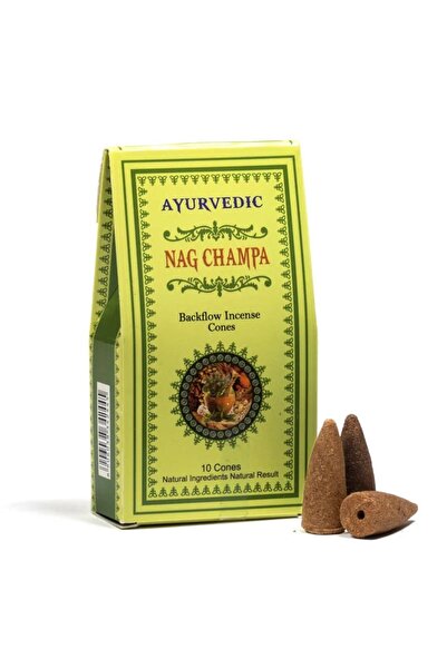 OEM Conuri parfumate cu reflux – Ayurvedic NAG CHAMPA | Pentru cascade de fum...