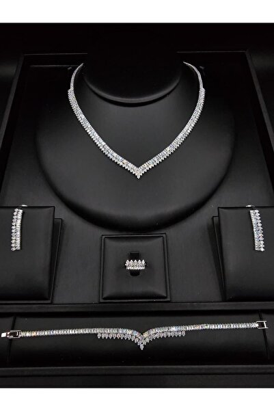 ABAS Heart shape jewelry set