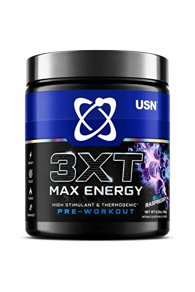 Usn 3XT ماكس إنيرجي مكمل غذائي قبل التمرين، بنكهة التوت الأزرق، 30 حصة