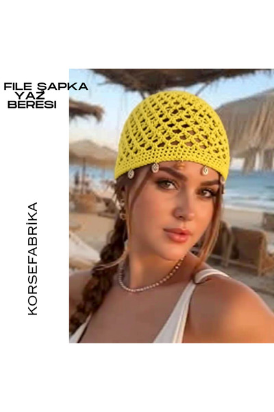 korsefabrika trend mood store Women's Bohemian Style Summer Perforated Beret ...