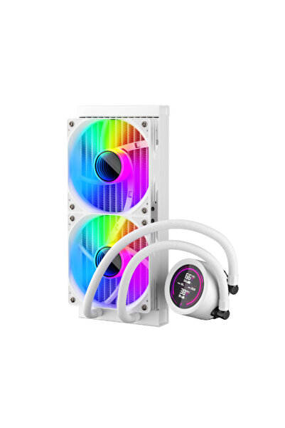 1ST PLAYER 1STPLAYER Thunderstorm TS4 240mm Λευκό AIO Υδρόψυκτο Ψυγείο CPU