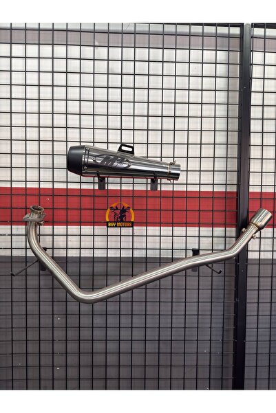 BAY BENELLİ 125S HEADERS KOMPLE VE NİKELAJ M4 SUSTURUCULU EGZOZ SET 51MM