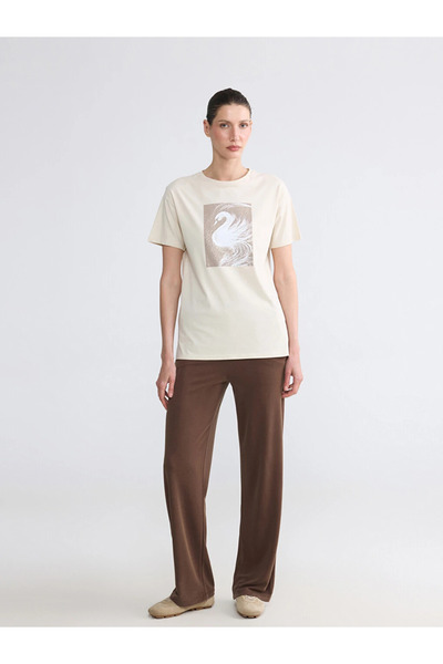 LC Waikiki Brown Soft Touch Women's Sweatpants