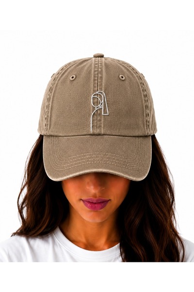 WeavedCo Girl with Pearl Earring Art Vintage Hat (Not Printed, Embroidered)