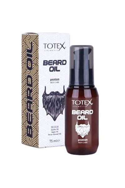 TOTEX زيت اللحية بالجوجوبا والارغان واللوز الحلو من توتكس كوزماتيك - 75مل