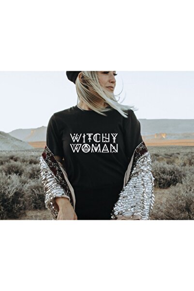Grafftee Clothing Witchy Woman Printed Unisex Oversize T-Shirt