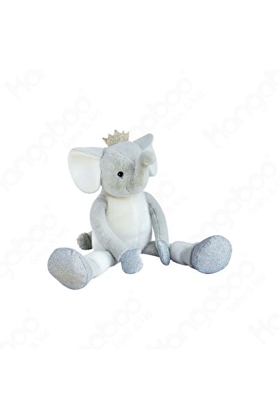 DOUDOU Jucărie de pluș, Elefant cu coroană, Elfy, 60 cm