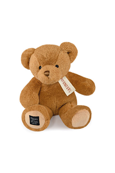 Histoire d'Ours Ursuleț de pluș, maro deschis, LE NOUNOURS - 28 cm