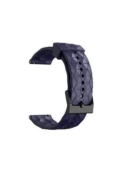 OEM Λουράκι σιλικόνης με σχέδιο ποδοσφαίρου, ναυτικό μπλε (Amazfit GTS)