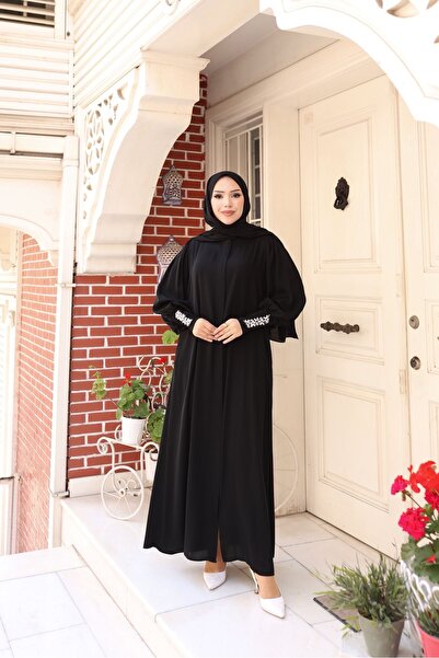 Tebessüm 882 taşlı Sendikol dubai ipeği abaya