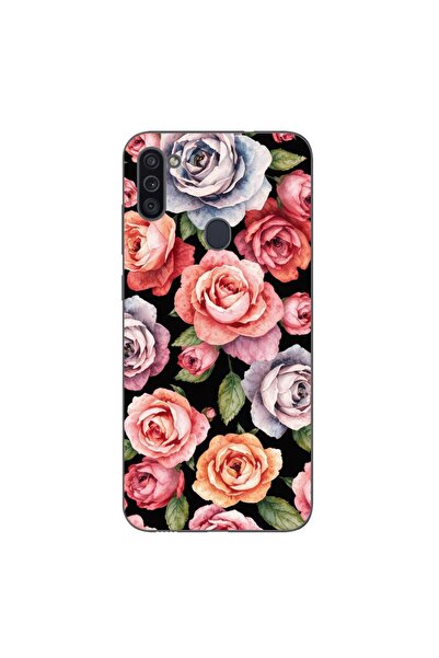 OEM Калъф, съвместим със Samsung Galaxy A11, от силиконов гел TPU, с десен на...