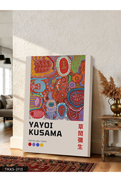 Evinemoda One Piece Yayoi Kusama Canvas-Art Canvas Painting