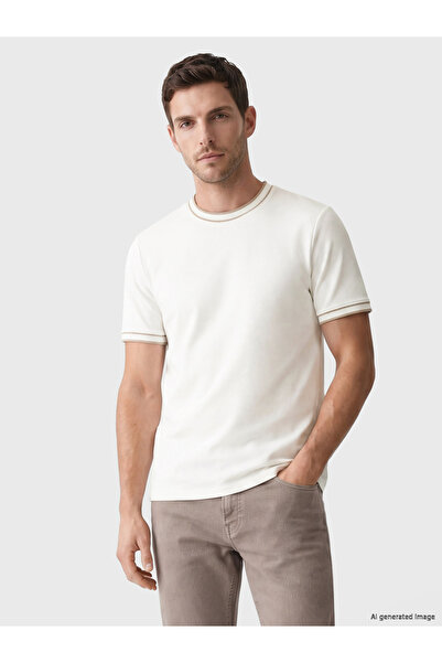 LC Waikiki Crew Neck Pique Men's T-Shirt
