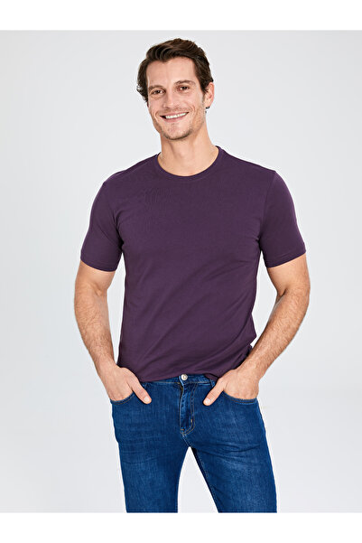 LC Waikiki Tricou basic din bumbac pieptănat cu guler rotund