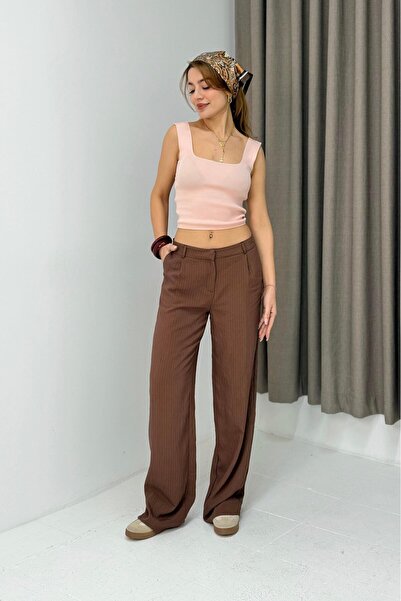 Raneel Kazançlı Alışveriş Women's Comfortable Cut Loose-Legged Seasonal Trous...