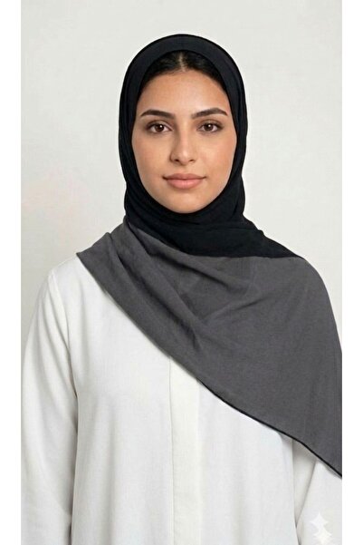 Veil Designer Black and Gray Two-Layered Japanese Fabric Brocade Veil 190*60