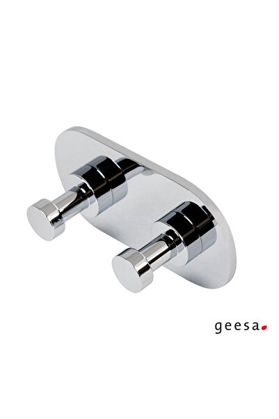 Geesa Διπλός γάντζος μπάνιου NEMOX Χρωμέ 6515