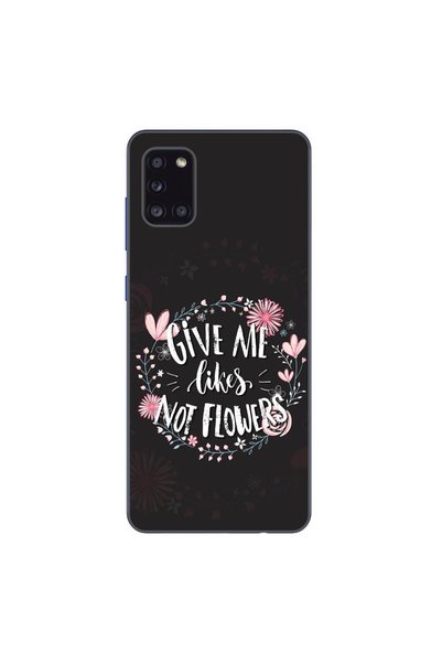 OEM Θήκη συμβατή με Samsung Galaxy A31 από σιλικόνη gel TPU με σχέδιο μηνύματ...