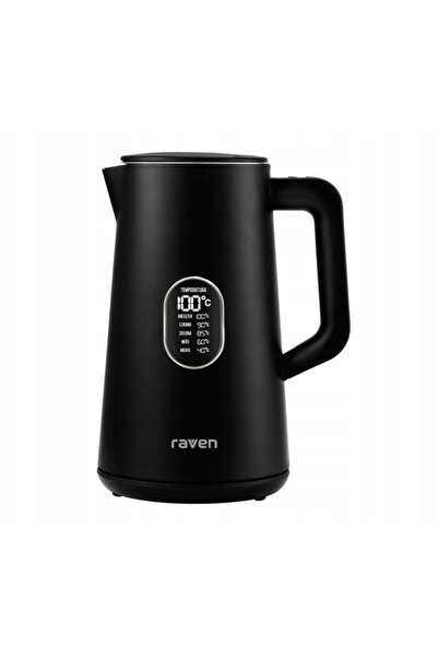 RAVENNE Fierbător electric fără fir RAVEN EC024C 1.5L 1800W Negru