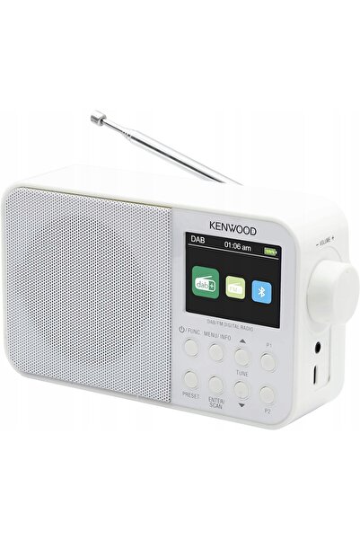 Kenwood Receptor radio portabil CR-M30DAB-W FM DAB+ Bluetooth Alb