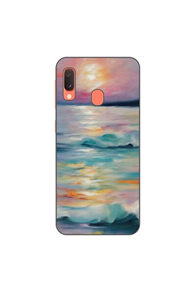 OEM Θήκη συμβατή με Samsung Galaxy A20e από σιλικόνη gel TPU με σχέδιο ακουαρ...