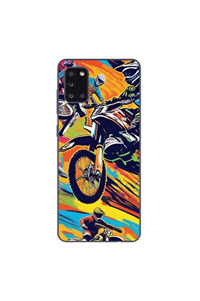 OEM Husa compatibila cu Samsung Galaxy A31 Silicon Gel Tpu Model Motocross Po...
