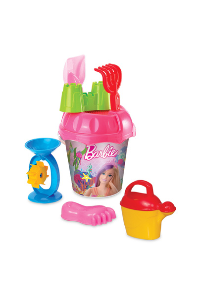 DEDE Barbie Lisanslı Büyük Kova Plaj Set