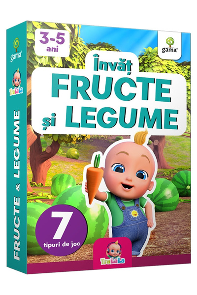 Editura Gama Învață despre fructe și legume, - Editura Gama