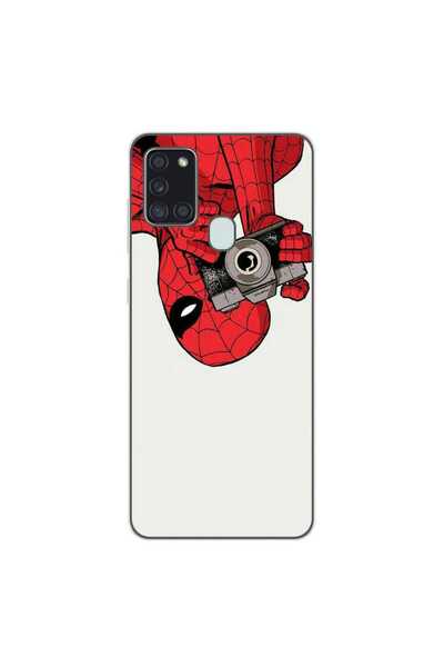 OEM Husa compatibila cu Samsung Galaxy A21S Silicon Gel Tpu Model Spiderman
