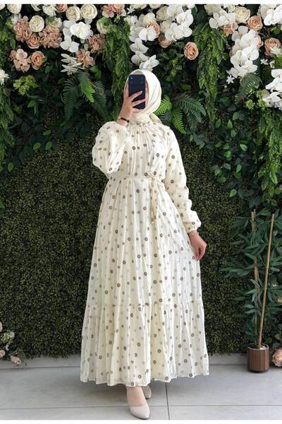 Moda Fatma Hayarmosa astarlı elbise