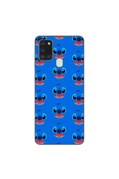 OEM Husa compatibila cu Samsung Galaxy A21s Silicon Gel Tpu Model Stitch Face...
