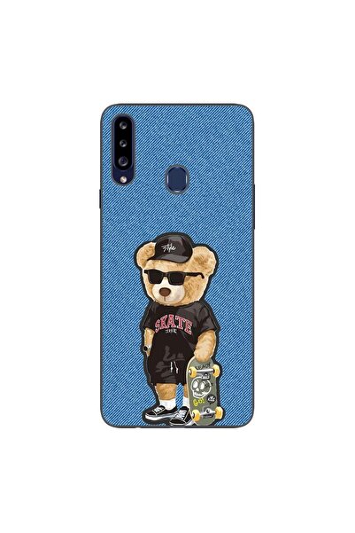 OEM Husa compatibila cu Samsung Galaxy A20S Silicon Gel Tpu Model Bear Skate ...