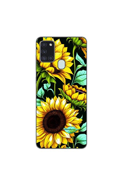 OEM Husa compatibila cu Samsung Galaxy A21s Silicon Gel Tpu Model Floarea Soa...