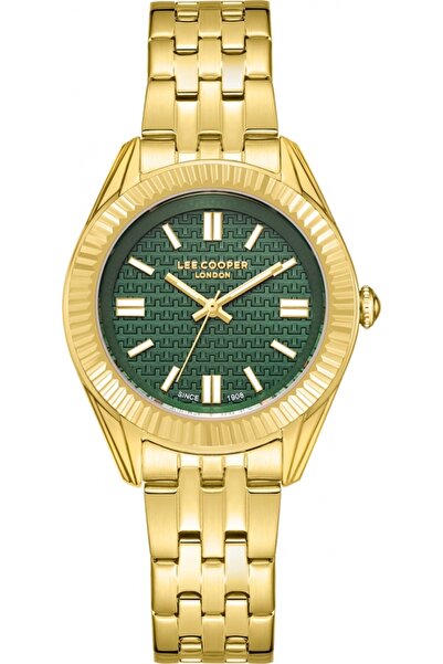 Lee Cooper LC08038.170 ceas de damă verde, la modă, pentru un cadou