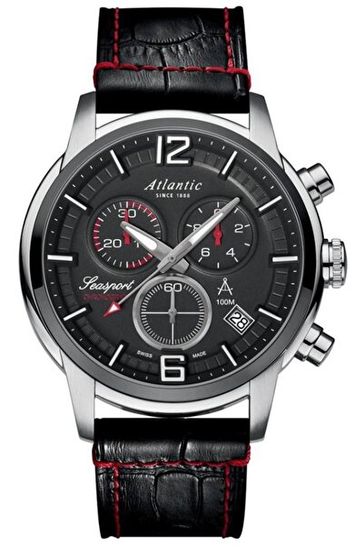 Atlantic Ceas sport negru pentru bărbați 87461.42.45
