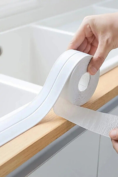 Ercazzo Sızdırmaz Bant Su Geçirmez Banyo Küvet Mutfak Lavabo Ocak Kenarı Sızd...