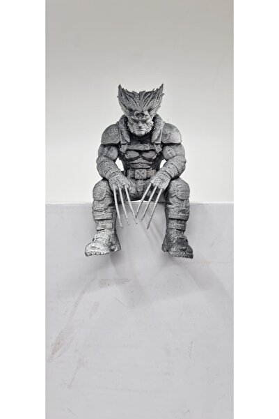 HANART oturan wolverine figür 10 cm maskesiz