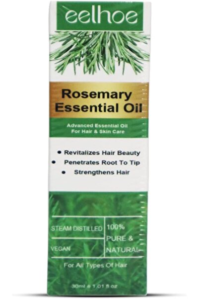 EELHOE Rosemary Essential Hair Oil - Nourishing Vegan Formula for Lustrous Lo...