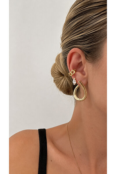 GLARE JEWELRY CO Oval Ring Model Xuping Brand Stainless Steel Earrings