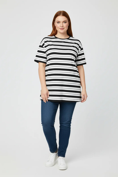 Shape Of You Tricou cu mânecă scurtă cu dungi