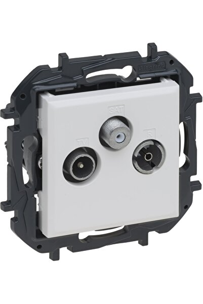 Legrand Niloe Priză TV-R-SAT de capăt, 10 dB - culoare albă 863179B