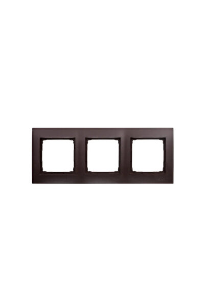 Kontakt-Simon Cadru triplu SIMON54 universal bronz - DR3/46