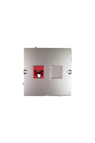 Kontakt-Simon Soclu computer Simon Basic unic RJ45 cat.5e satin (BMF51.02/29)